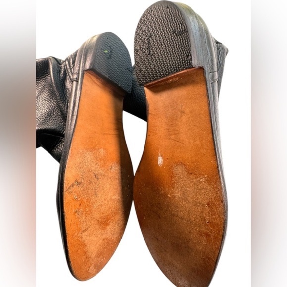 Vintage Coach Black Callan Boot Pebble Leather Size 8.5 — NEW SOLE/HEEL — EUC - Picture 5 of 8